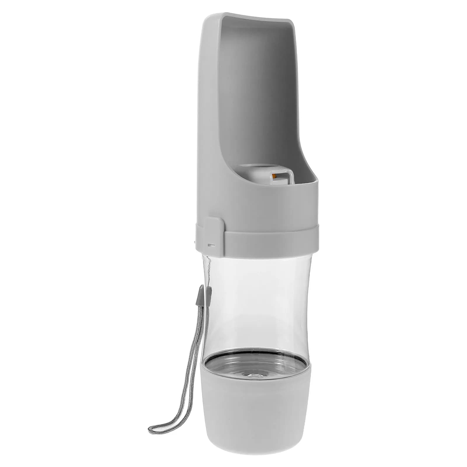 Bottiglia d'Acqua Portatile per Animali Domestici con Contenitore per Cibo, Design Antigoccia per Cani e Gatti, Dispenser per Idratazione per Passeggiate, Escursioni e Viaggi all'Aperto
