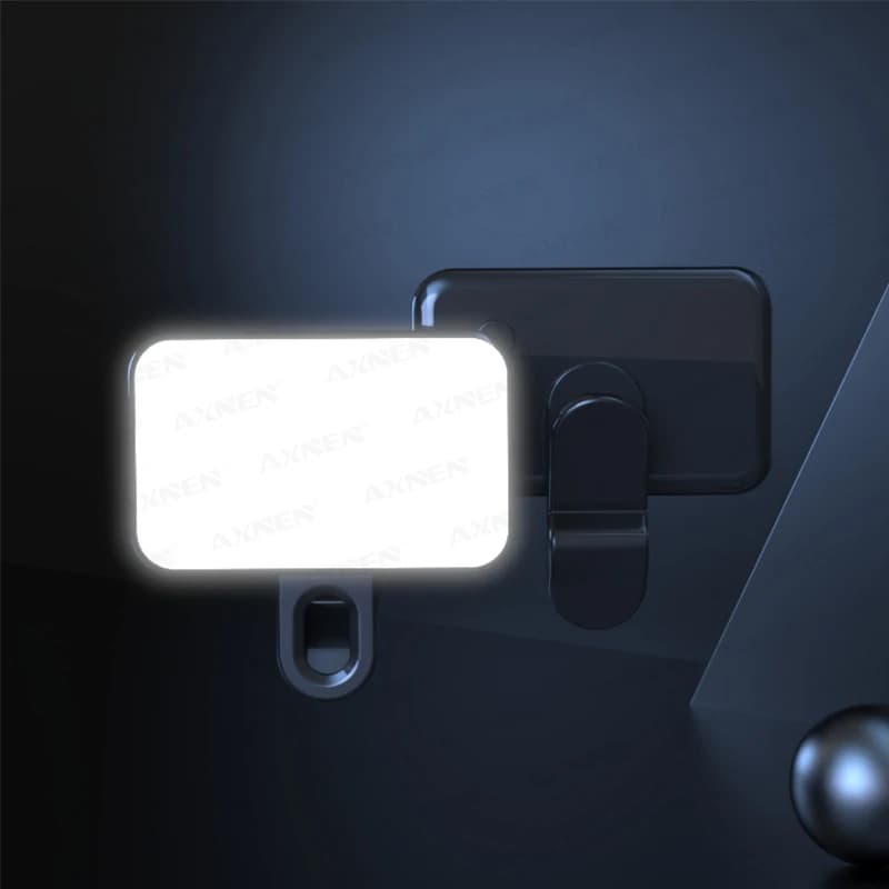 Luce Portatile per Selfie, Illuminazione per Fotografia per Smartphone / Laptop / iPad / Videoconferenze / Vlog, 3 Colori Regolabili