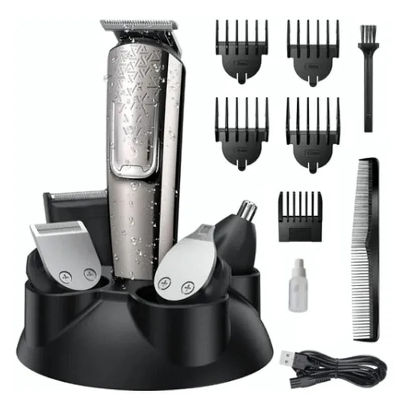 RESUXI Professional haircut 5 in 1 Barbiere Electric haircut multifunctional men's electric shaver Haircutting machines