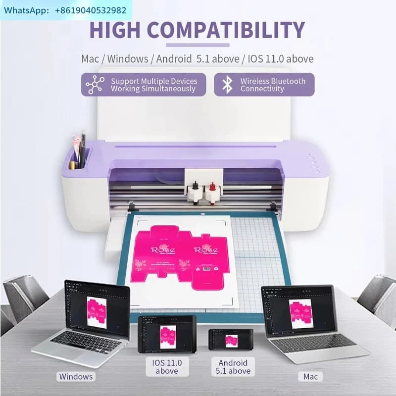 Hydrogel Film Transfer Vinyl Vinyl Sticker Coloring Cutter Desktop Cutter Plotter