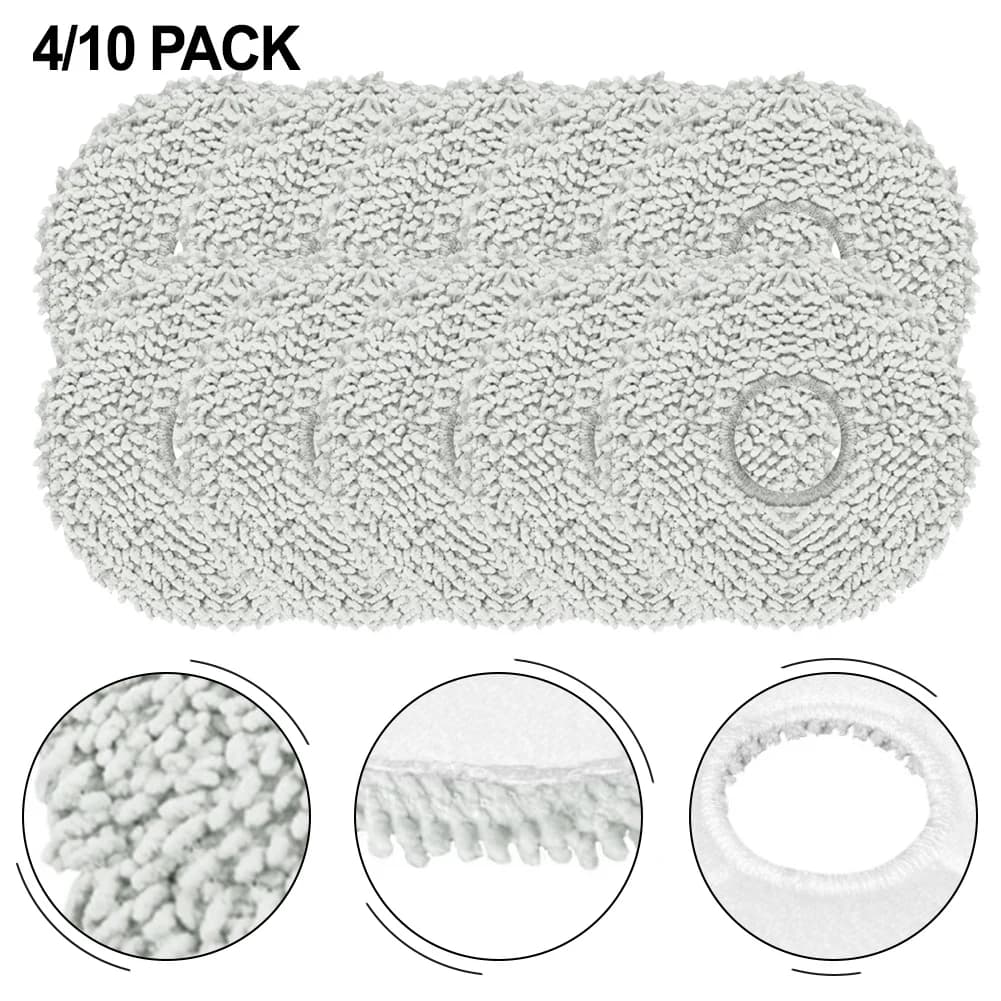 4/10 pz Panni Mop Per Eureka J15 Max Ultra Auto-Svuotamento Robot Aspirapolvere Mop Panno Kit Parti di Ricambio In Microfibra