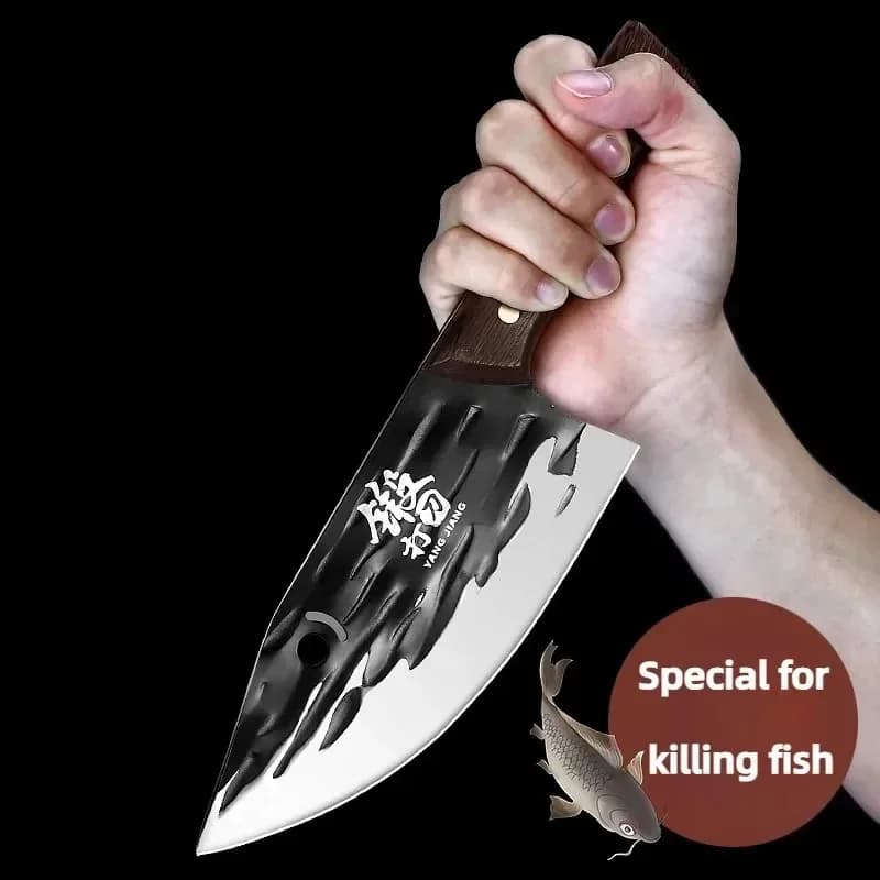 Stainless Steel Kitchen Fishing Knife Meat Knife Cooking Knife for handmade forged chef Fish scale knife