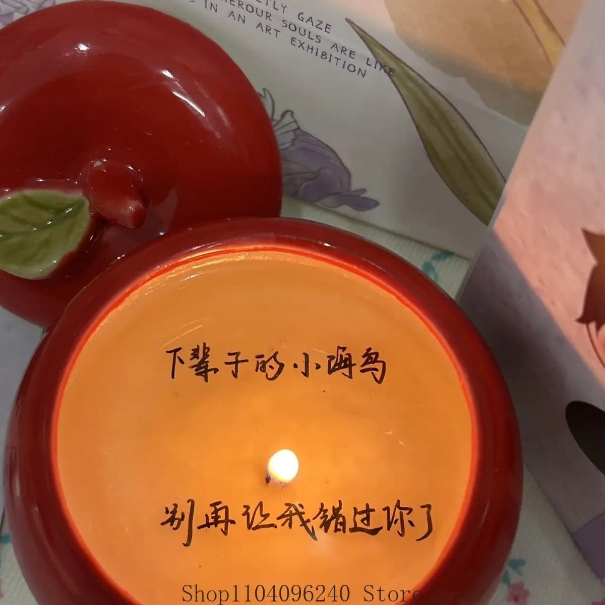 Love and Deepspace Caleb Anime Cosplay Apple Aromatherapy Candle Girl Vibrations Halloween Mascot Student Accessories Gift for Fans