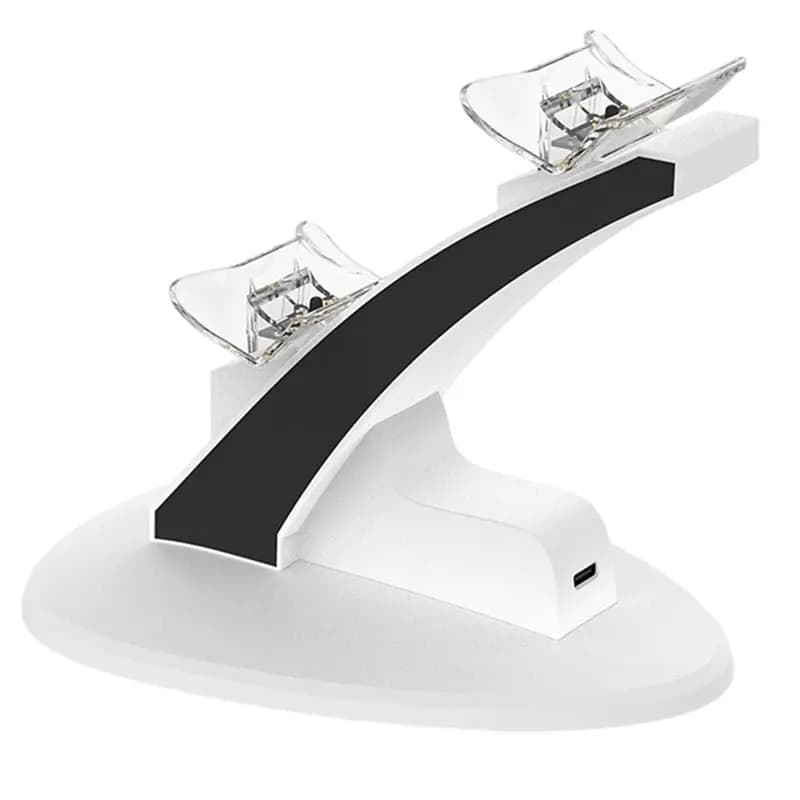 JABS-Base di ricarica rapida per due controller PS5, supporto per gamepad wireless PS5, accessori per giochi