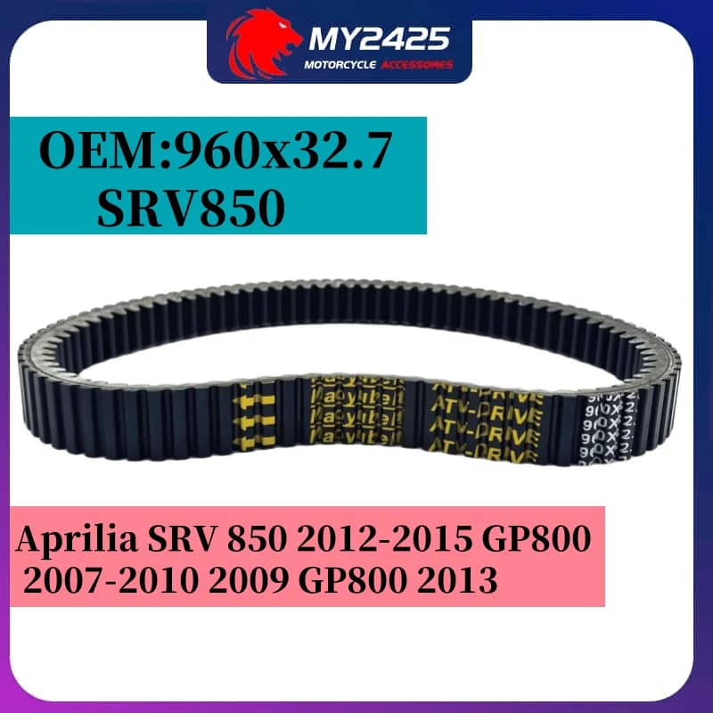 Cinghia di trasmissione My2425 Store per Aprilia SRV 850 2012-2015 GP800 2007-2010 2009 GP800 2013