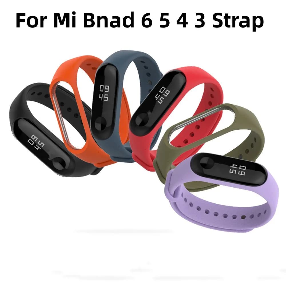Bracciale per Xiaomi Mi Band 3 4 cinturino sportivo cinturino da polso in Silicone per xiaomi Mi band 5 accessori bracciale Miband 6 cinturino