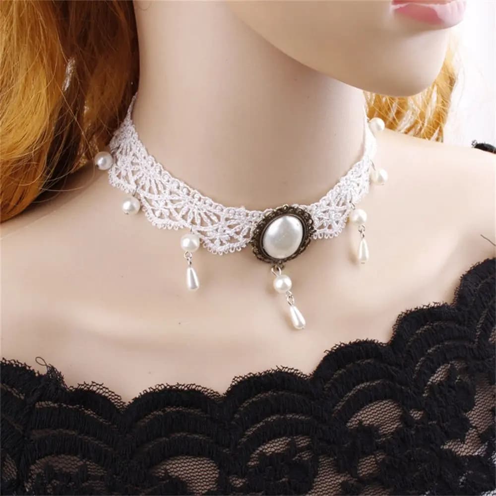 Black Sweet Collar Retro New FS Fashion Hot Gift Jewelry Necklace Choker Gothic Lace