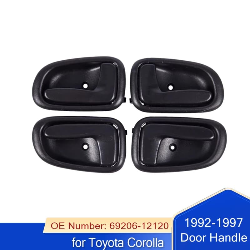 Nuovo Nero Auto Sinistra Destra Maniglia Interna Della Porta per Toyota Corolla 1992 1993 1994 1995 1996 1997 69206-12120 69205-12120