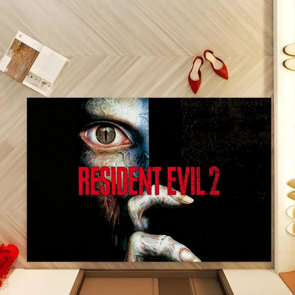 Tappetino da bagno in terra diatomacea, ad asciugatura rapida, assorbente, tappetino per la casa multiuso R-Resident Evil 2S