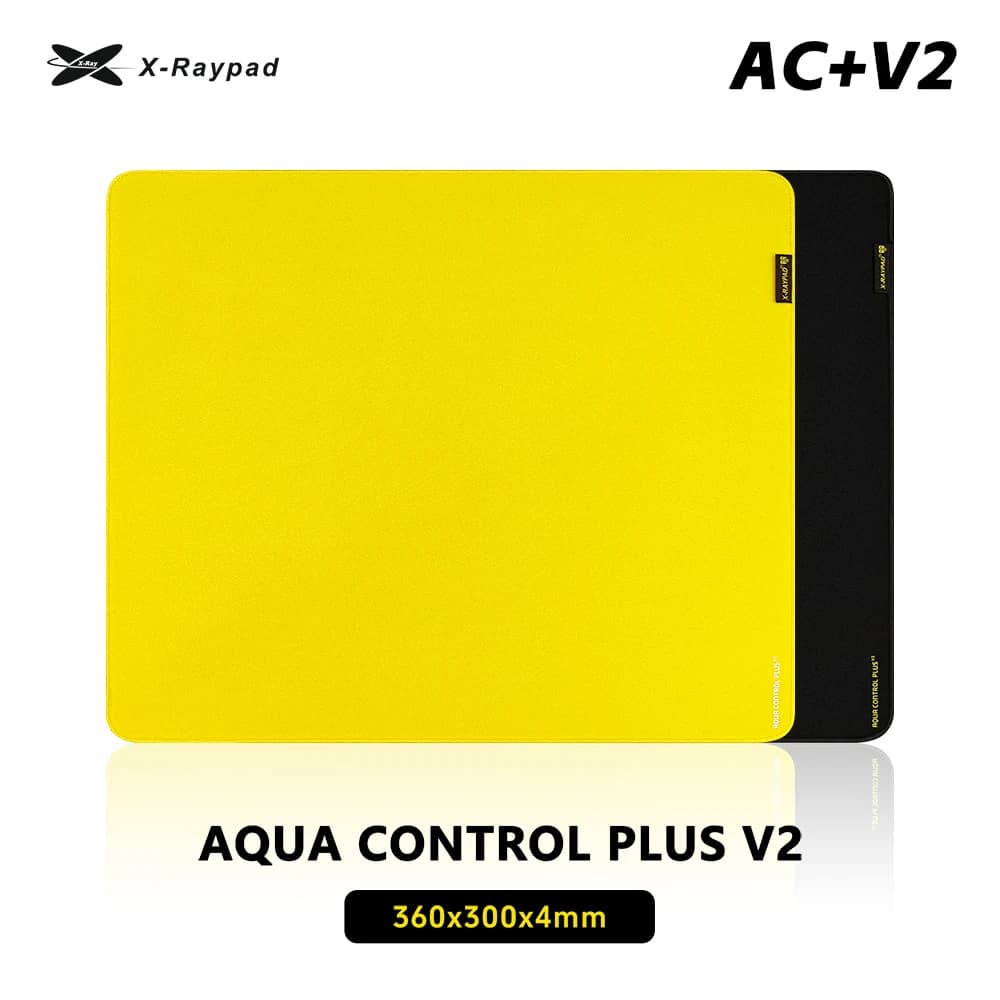 Tappetini per mouse da gioco X-Raypad Aqua Control Plus V2 da 360x300x4 mm - YellowBee AC+V2