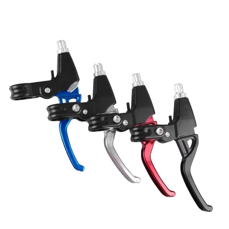 Extended ergonomic handle, black/silver/blue/red coating process