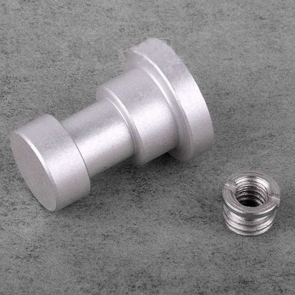50 pz/lotto Adattatore convertitore a vite da 1/4" 3/8" da treppiede a stativo per flash da studio, luce video, ombrello fotografico