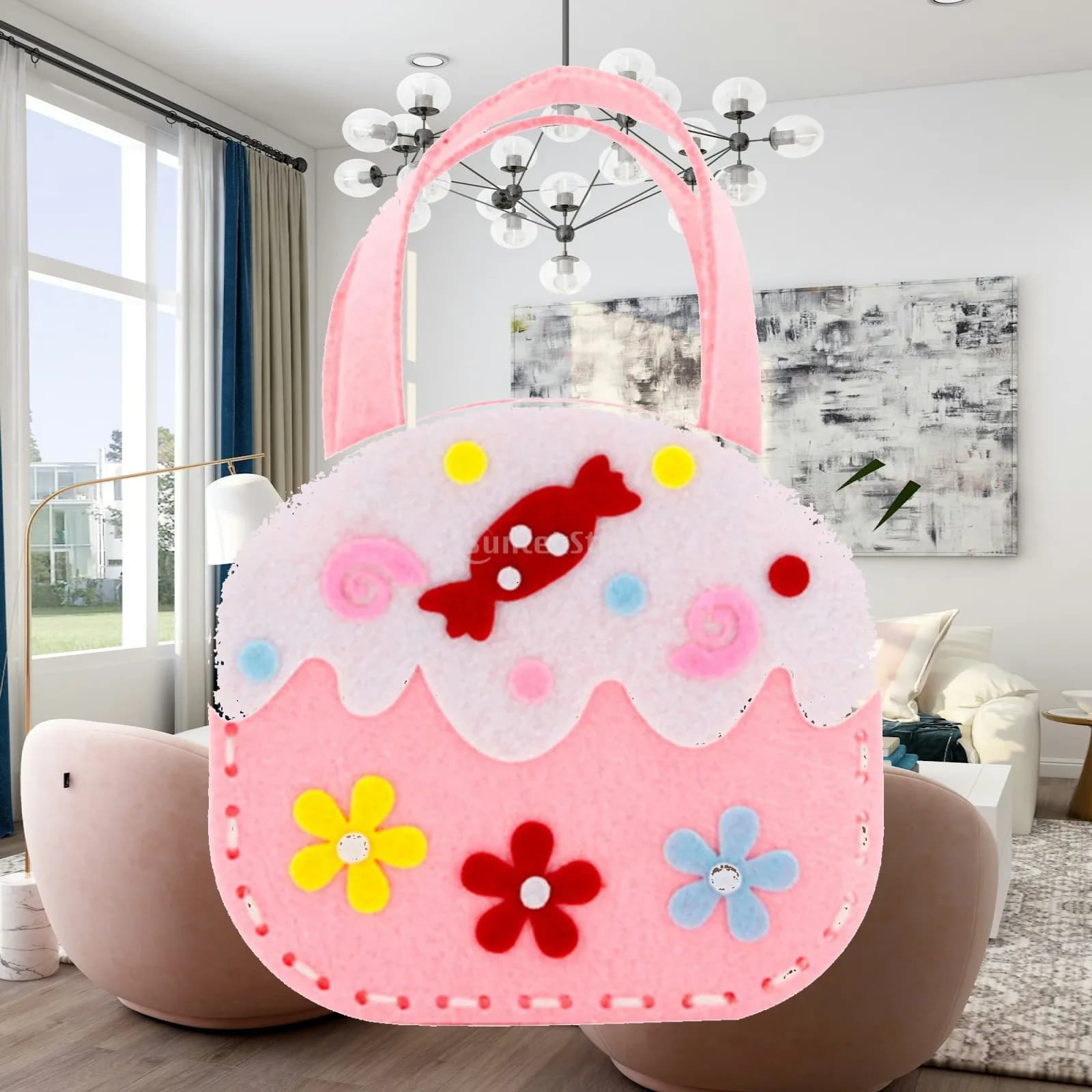 Kids Non Woven Bag Crafting Kit for Purse Creation And Storage