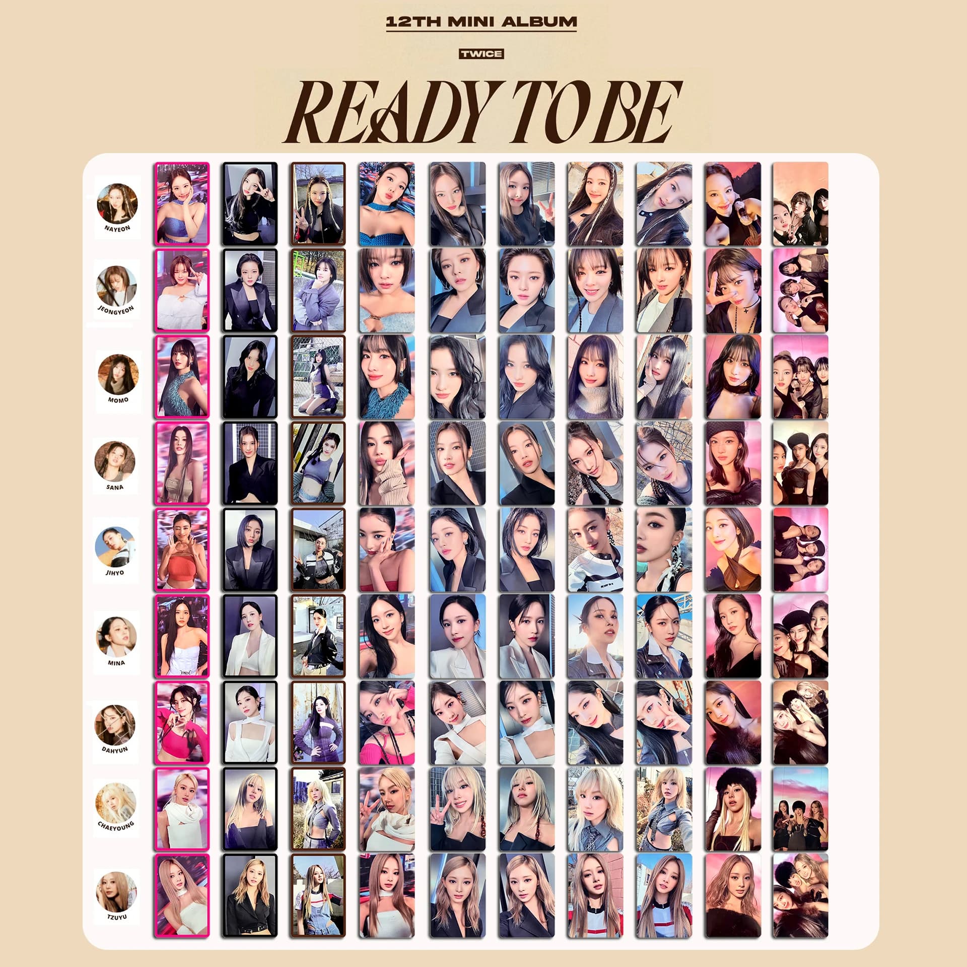 Handheld KPOP Photocard Album Matching Postcards Portable KPOP Fan Collect Merch
