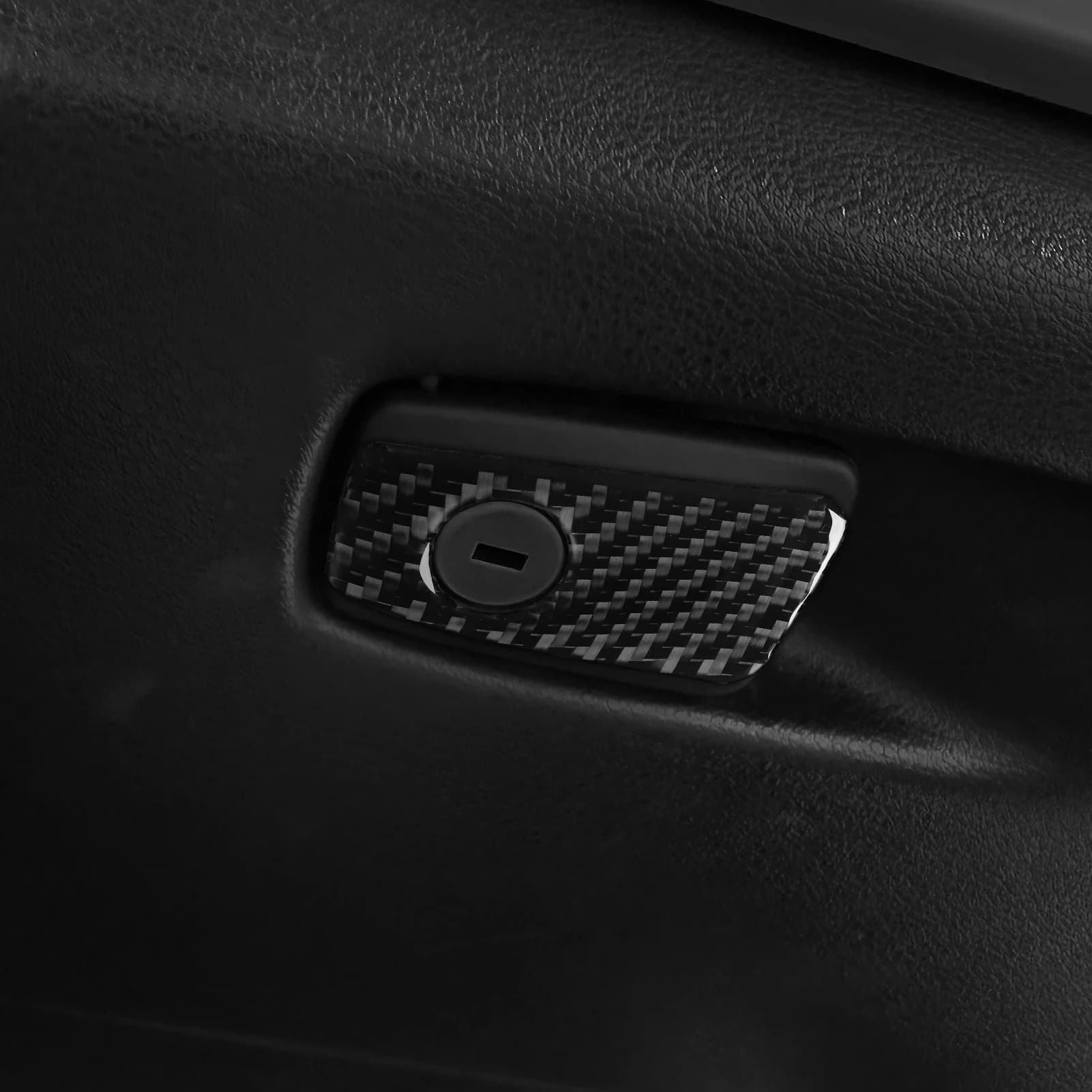 For BMW X5 F15 2014-2018 Interior Accessories Carbon Fiber Auto, Decorative Cover for Panel Switches Side Passenger