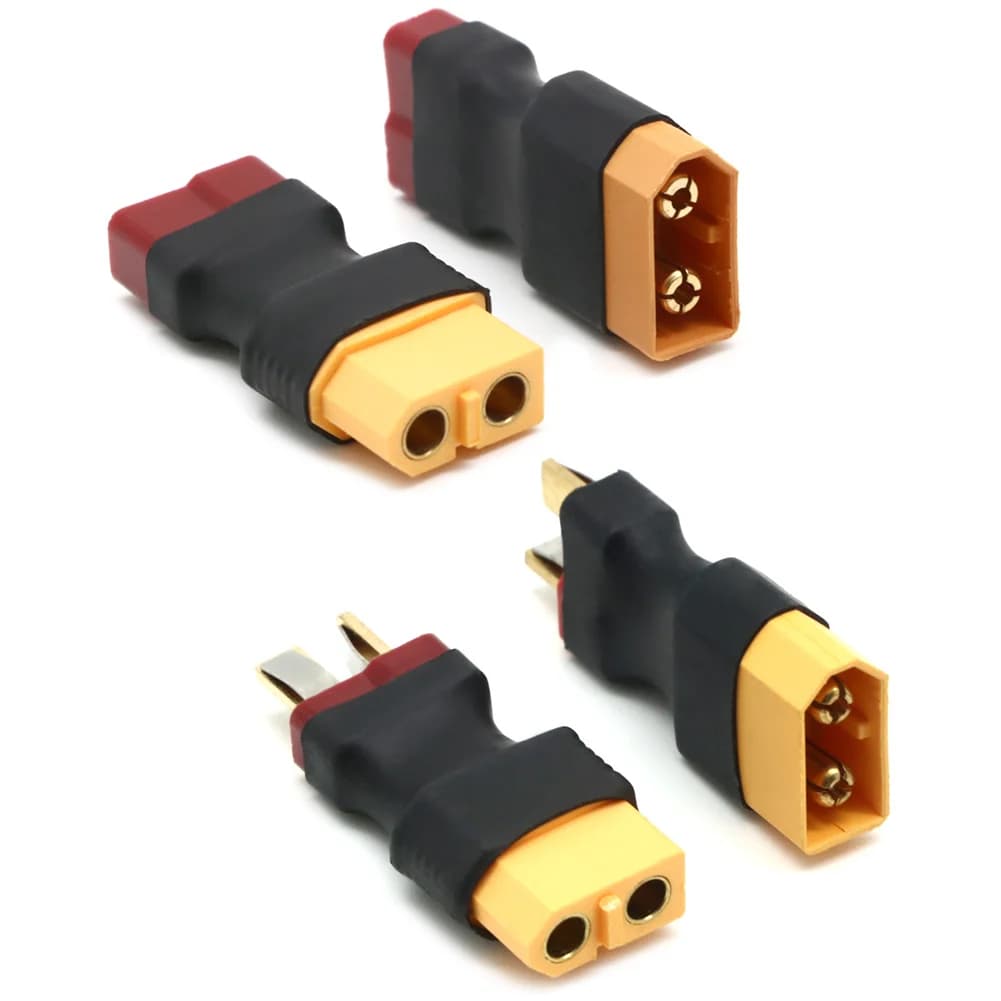 1 Pezzo Adattatore Connettore XT60 Maschio/Femmina a Deans Plug T Maschio/Femmina per Auto, Aereo, Elicottero, Quadricottero, Batteria Lipo, Ricambi RC