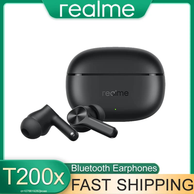 realme Buds T200X Auricolari AI con cancellazione del rumore Cuffie stereo HiFi wireless Bluetooth 5.4 Standby lungo Bobina dinamica da 12,4 mm