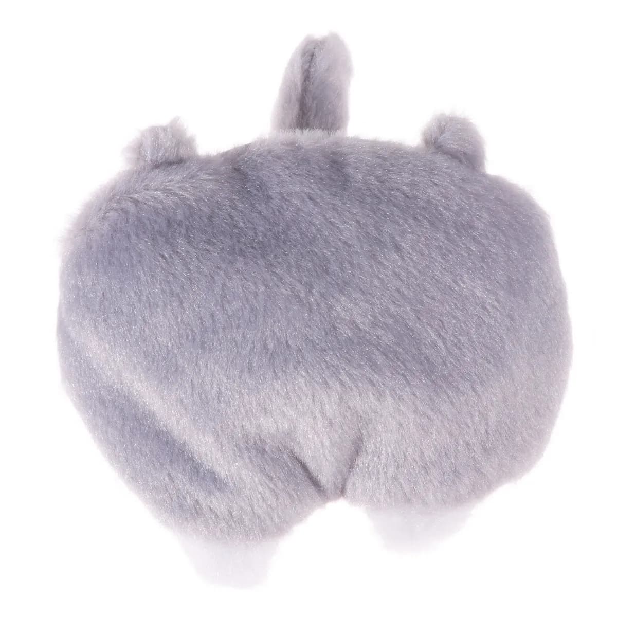 Borsa a Tracolla con Design a Forma di Coda di Gatto Grigia per Donne e Ragazze, Portamonete Multifunzionale per Telefono in Tessuto Morbido Premium, Elegante per Uso Quotidiano