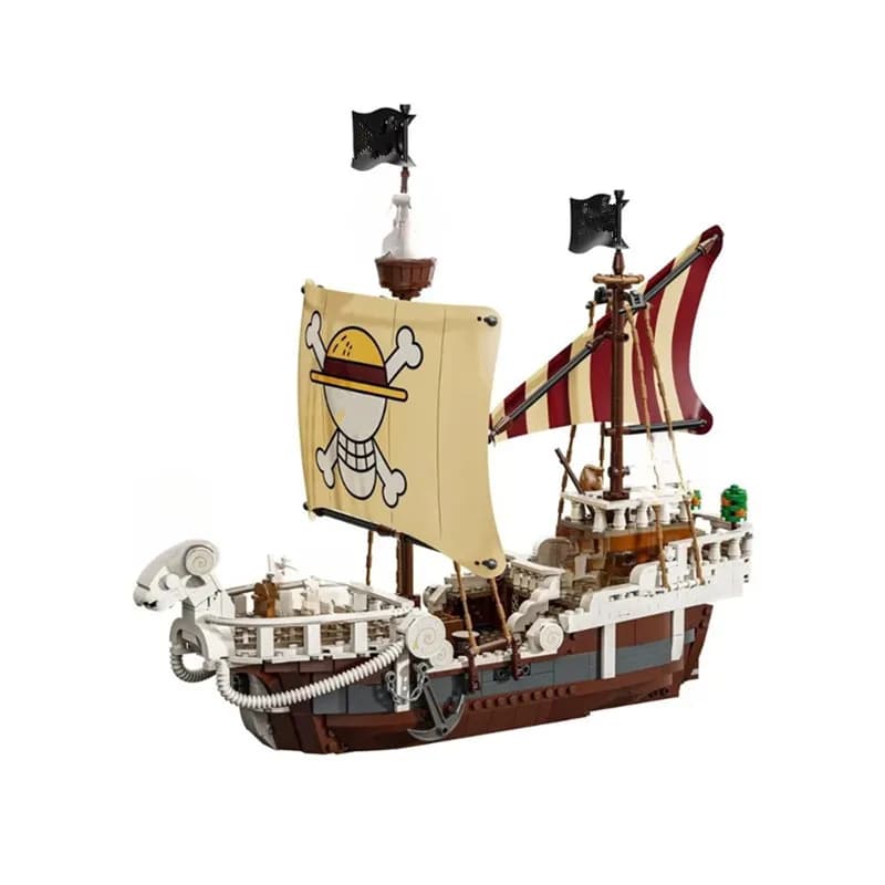 Nuovi blocchi di costruzione per navi pirate, giocattolo educativo creativo compatibile con set 75639, regalo per ragazzi e ragazze