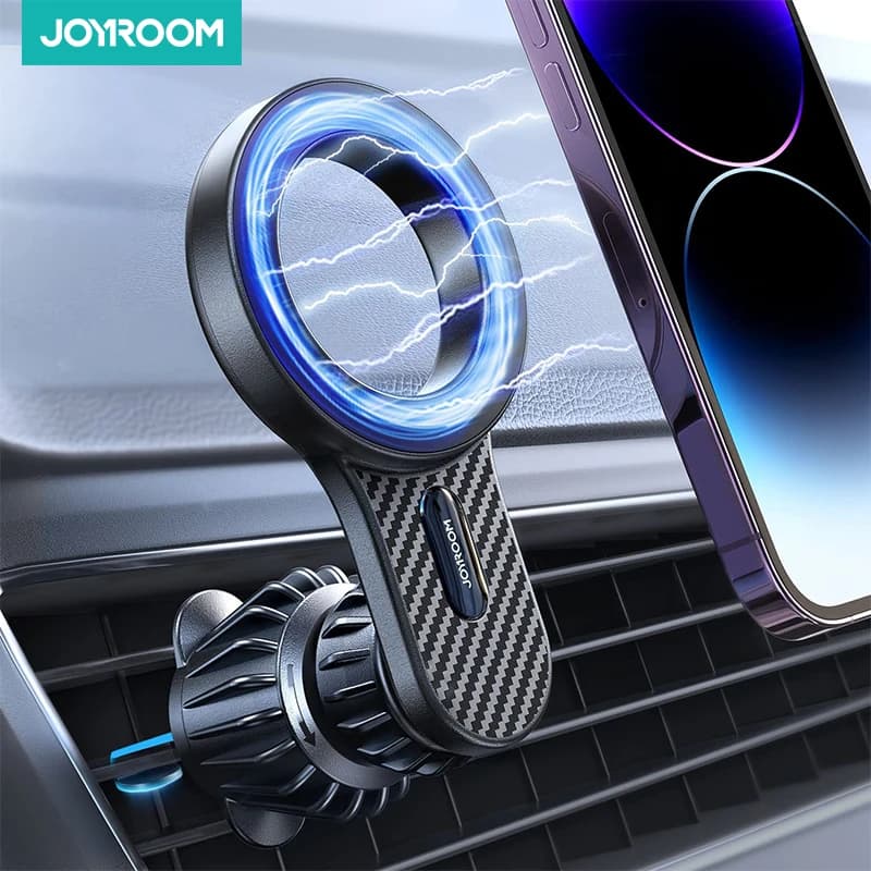 Joyroom Universal Magnetic Phone Holder for Car Strong Phone Holder for Car Compatible with iPhone Samsung LG Google Pixel, etc.