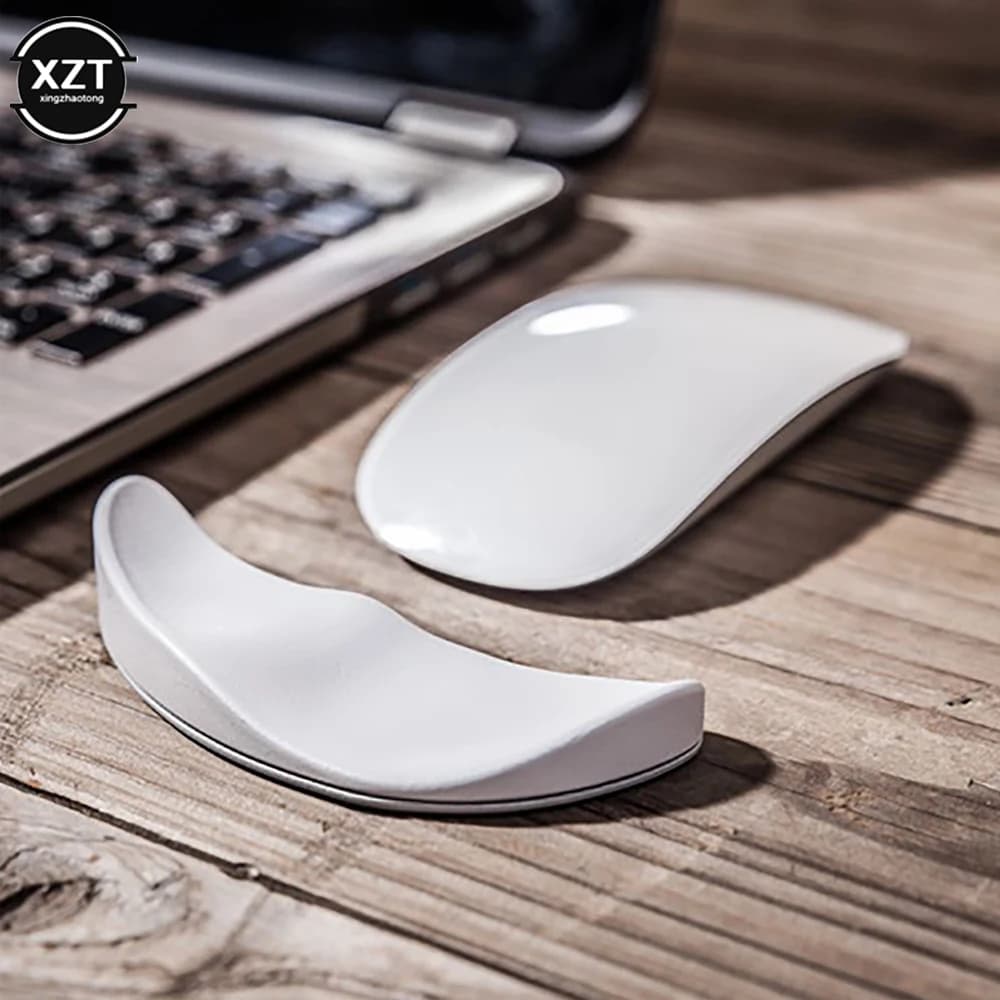 Tappetino per mouse ergonomico per mano sinistra/destra Tappetino per polso in gel di silicone Tappetino di supporto per poggiapolsi aeraturizzato antiscivolo per PC da gioco da ufficio