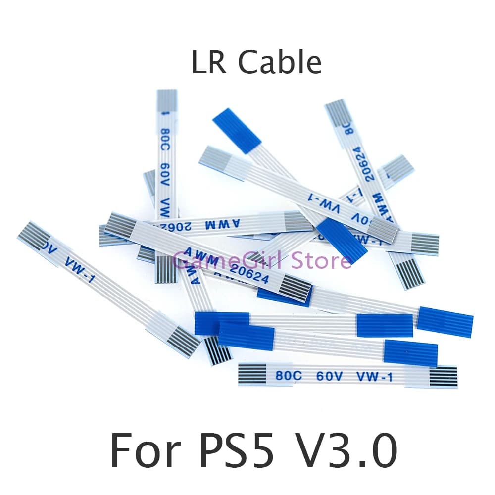100 pz = 50 paia sinistra destra L1 R1 R2 L2 pulsante di attivazione cavo flessibile L R cavo per Controller PlayStation 5 PS5 V3.0