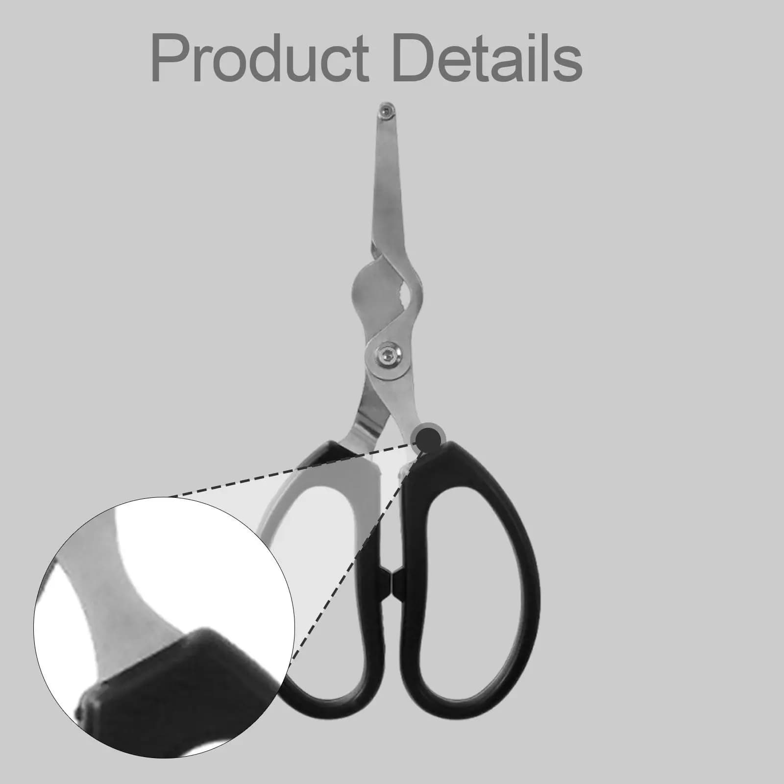 Seafood Scissors Shrimp Gill Removal Tool Kitchen Shears for Chefs Cooking Home BBQ
