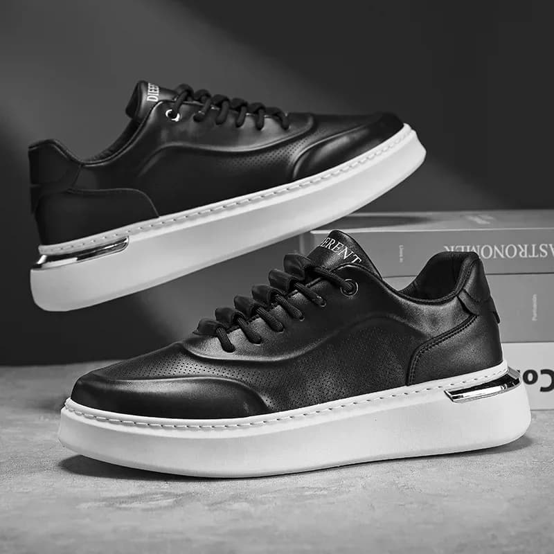 Scarpe da ginnastica casual da uomo Trend Mesh Traspirante Leggero da passeggio Scarpe vulcanizzate da uomo Suola spessa Calzature antiscivolo Tenis Masculino