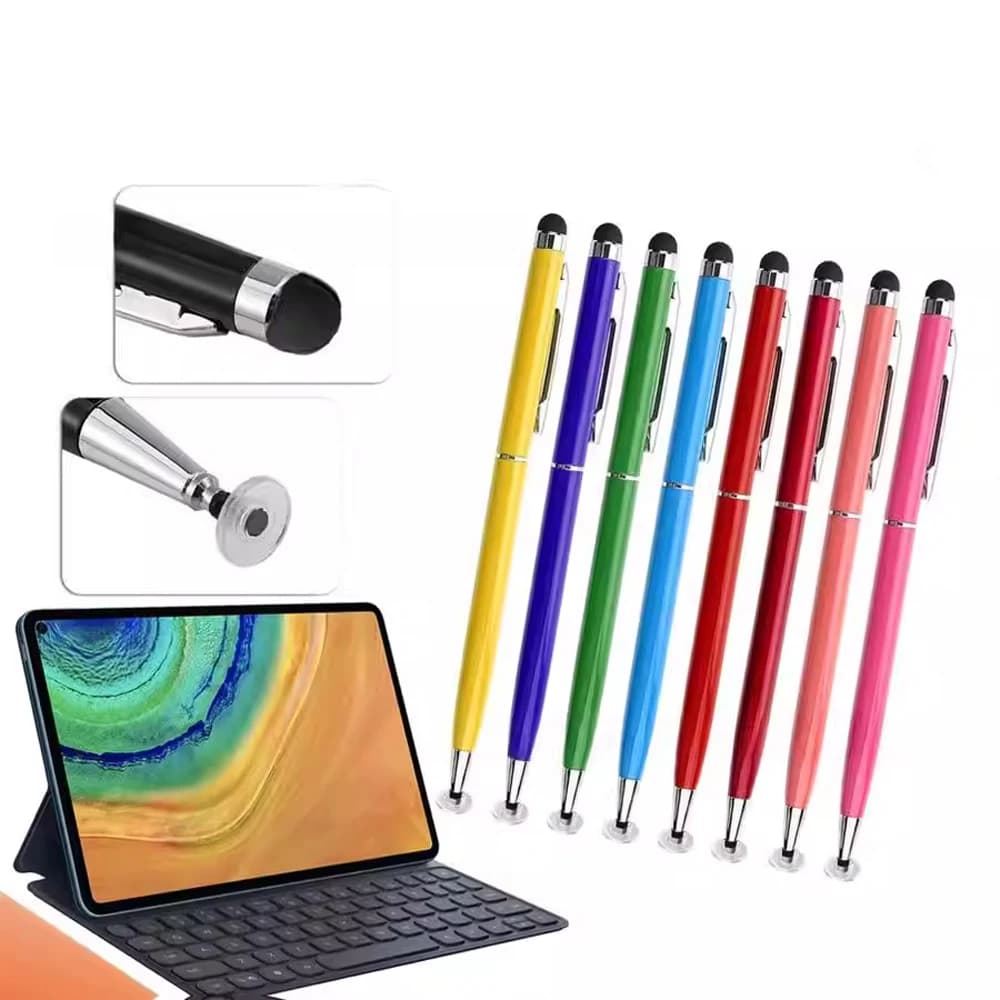 Set di 10 Penne Stilo Universali per Tablet, Penna Capacitiva per Disegno su Schermo Touch per iPhone, iPad, Samsung, Xiaomi, Telefoni Android