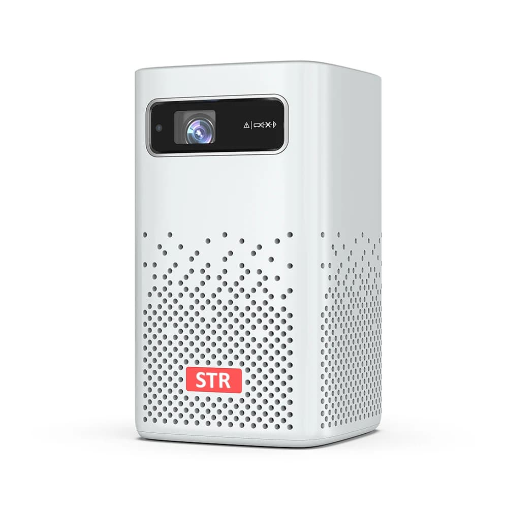 Proiettore Mini Portatile XY Smart DLP LED 3D 180 Ansi Lumen, Android 9.0, Wi-Fi Dual-band, Home Theater, per Smartphone
