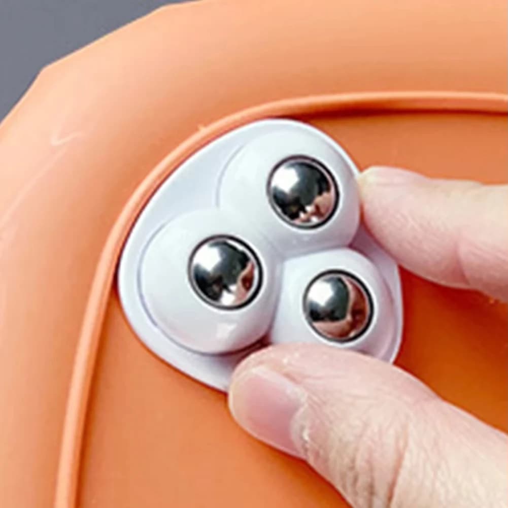 4 pieces universal wheel paste no noise pulley universal self-adhesive rotating wheels for bottom kitchen small appliances