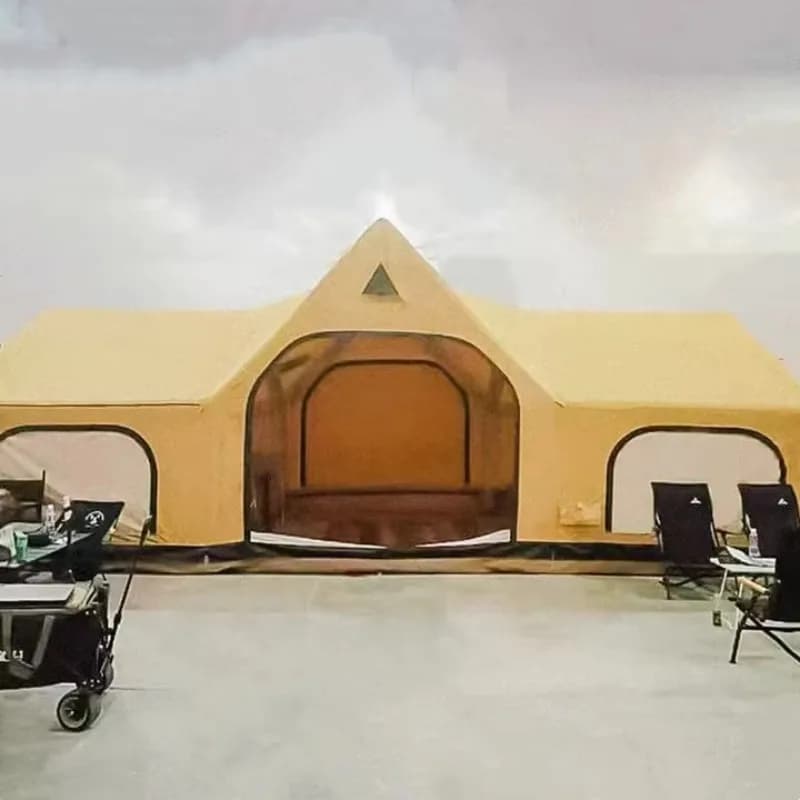 2026 32.0 Square Meter Quick To Setup Outdoor Camping Two Rooms One Hall Inflatable Party Tent