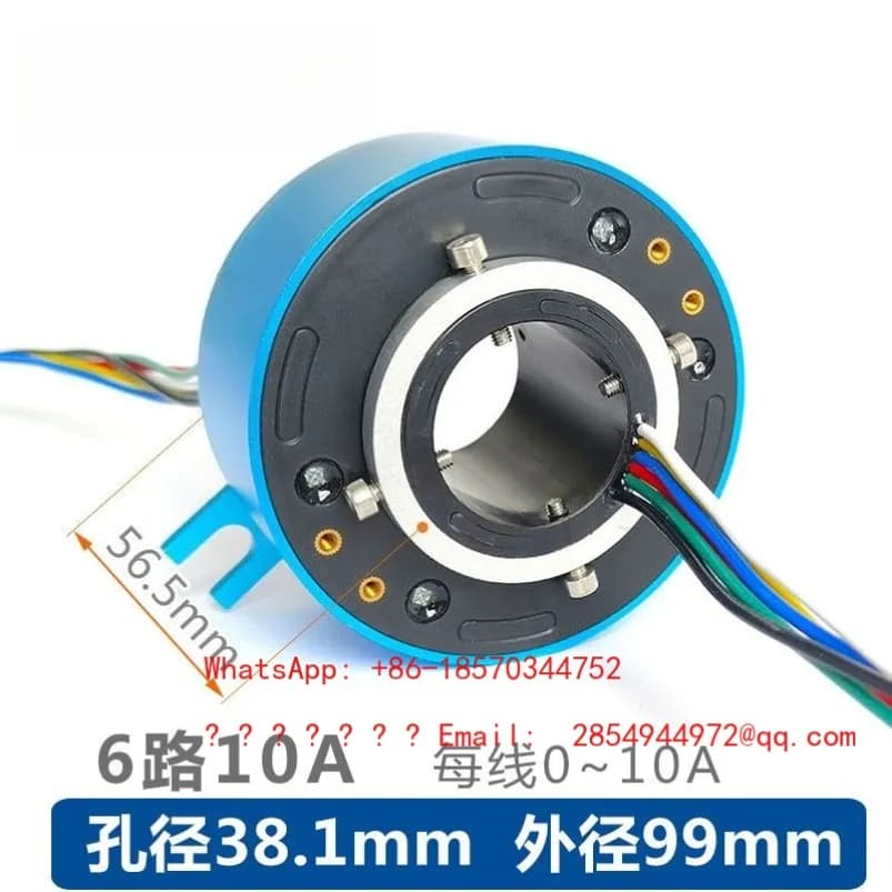 Electric slip ring Conductive ring 360 degree continuous rotation Via hole Conductive slip ring Rotating light box accessories