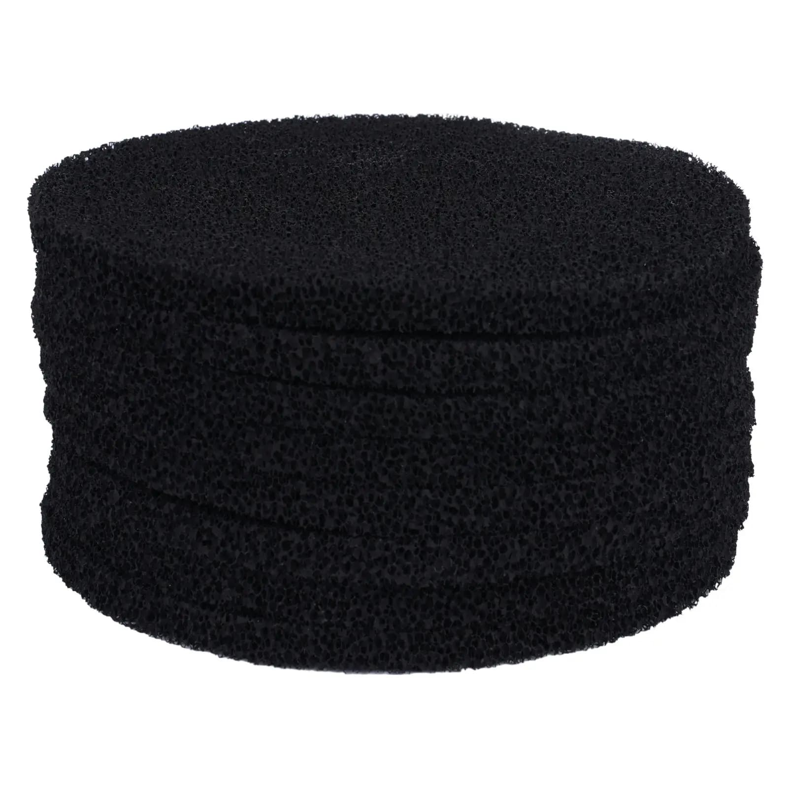 8PCS Contenitori per compost Filtro a carbone attivo Cucina Cortile 120*120MM 160MM Contenitori per rifiuti in cotone nero Filtri a carbone Attrezzo da giardino