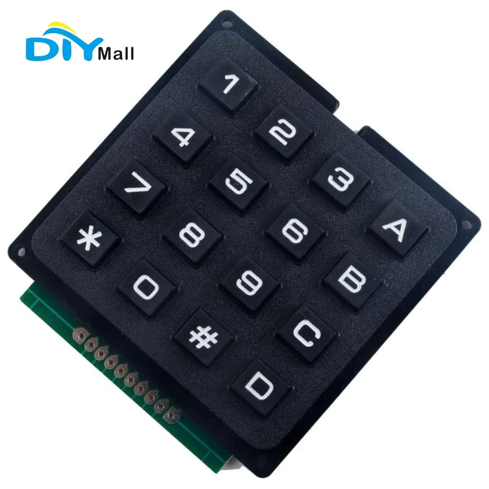 4x4 Matrix Membrane Keypad 16 Key Keyboard Module for Arduino ESP32 with Easy Installation for DIY Projects