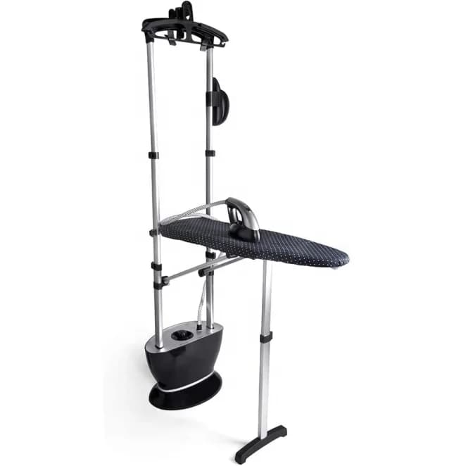 All in One With Ironing Board and Clothing Hanger Double Poles 4 Bar High Pressure Steam Iron