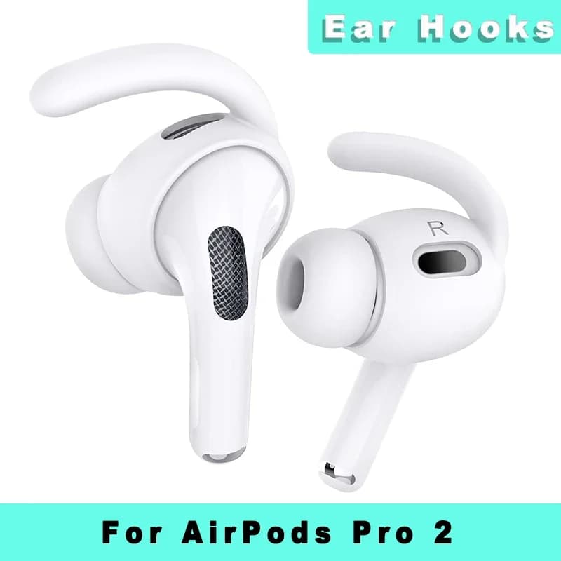 Sports Ear Hooks for Apple AirPods Pro 2 Ear Support Covers Grip Soft Silicone Earphones Accessories