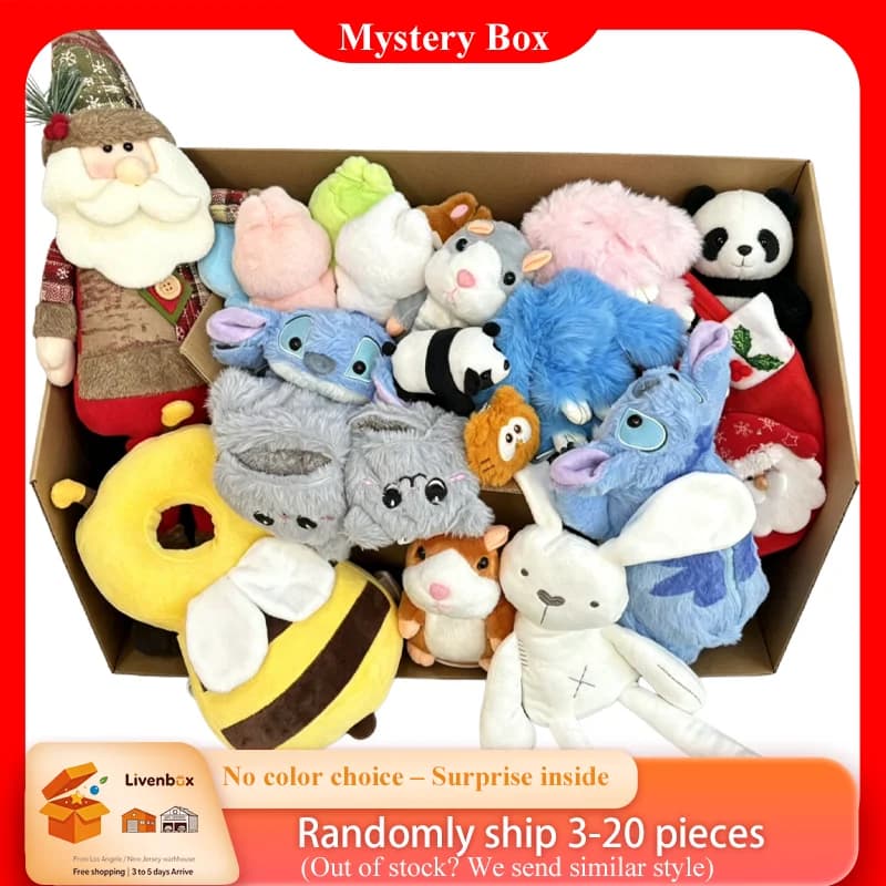 Mystery Box by Theme Food, Plush Animals Carini and Assurdati in Shape of Bread and Fruit, Kawaii Plush Morbids by Collection, Surprise Gift for Children, Birthday Party Gadget