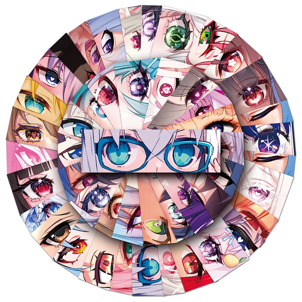 10/30/50pcs Cute Cartoon Character Eyes Stickers Aesthetic Graffiti Decals DIY Laptop Luggage Guitar Reward Kawaii ACGN Stickers