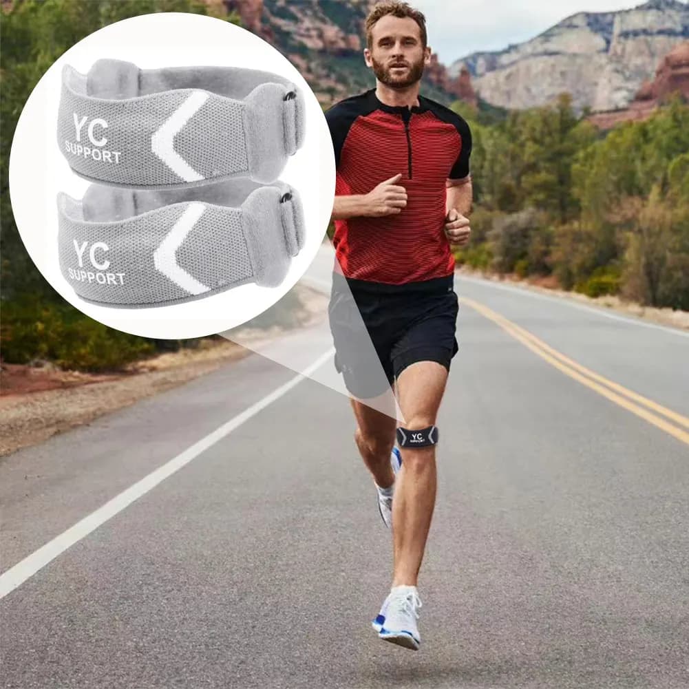 Gym Training Shock Absorber Versatile Multi-sport Fitness Running Cycling Knee Patellar Belt for Gym Training