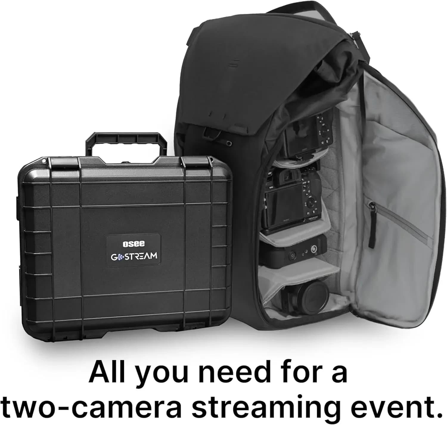 NUOVO Osee GoStream Deck All One Pro Monitor da 14 pollici Switcher video multi-fotocamera 4 HD MI USB-C I/O Lettore di registratori in streaming live