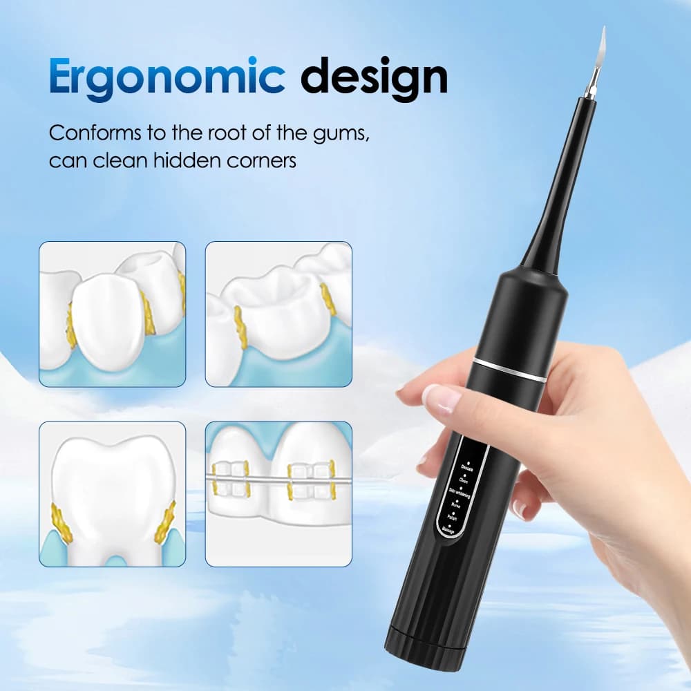 Electric Tooth Detergent Waterproof toothbrush Sonic vibration Dental Scaler Plate Calculation Tartar Removal Tools for cleaning teeth
