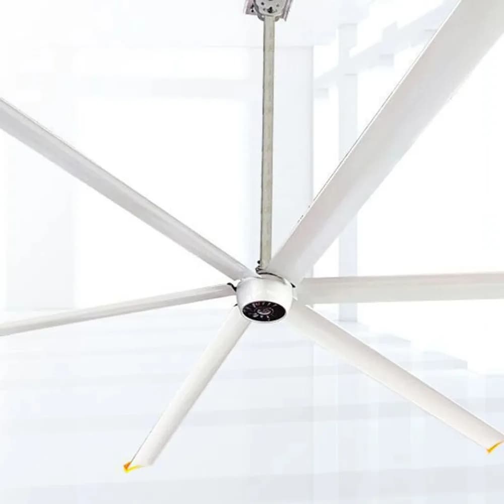 Drive HVLS 7.3Meter Low Noise High Speed Electric Industrial Fans Factory Warehouse Ceiling Ventilation Fans