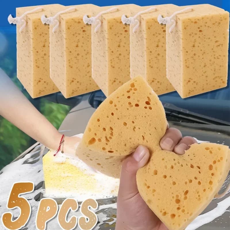Sponge for washing cars Large honeycomb brush for dusting Details Washing sponge Tools for cleaning the car Accessories for motorcycle car
