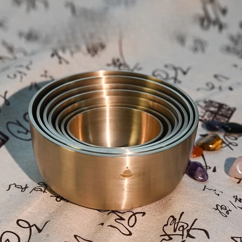 Nepal Singing Bowl Sets Mindfulness Meditation Singing Bowls Yoga Relaxation Bowl Copper Sound Healing Percussion Instruments