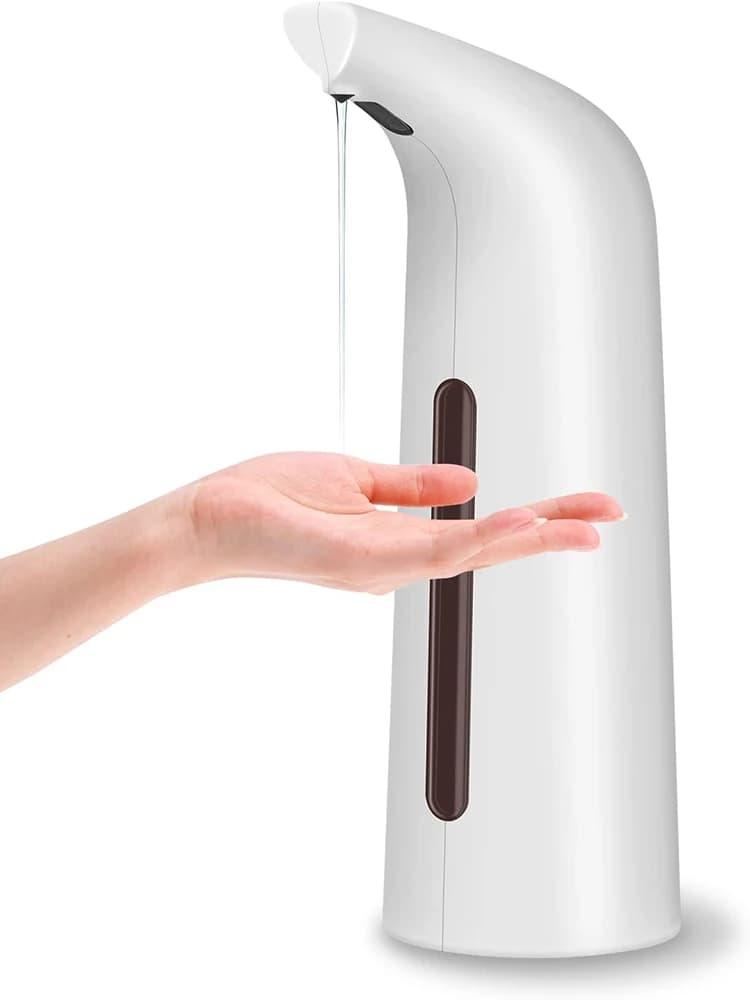 Dispenser automatico di sapone con sensore da 400 ml con batteria Gel doccia Shampoo Mano Cucina Bagno Bagno Dispenser di sapone a induzione