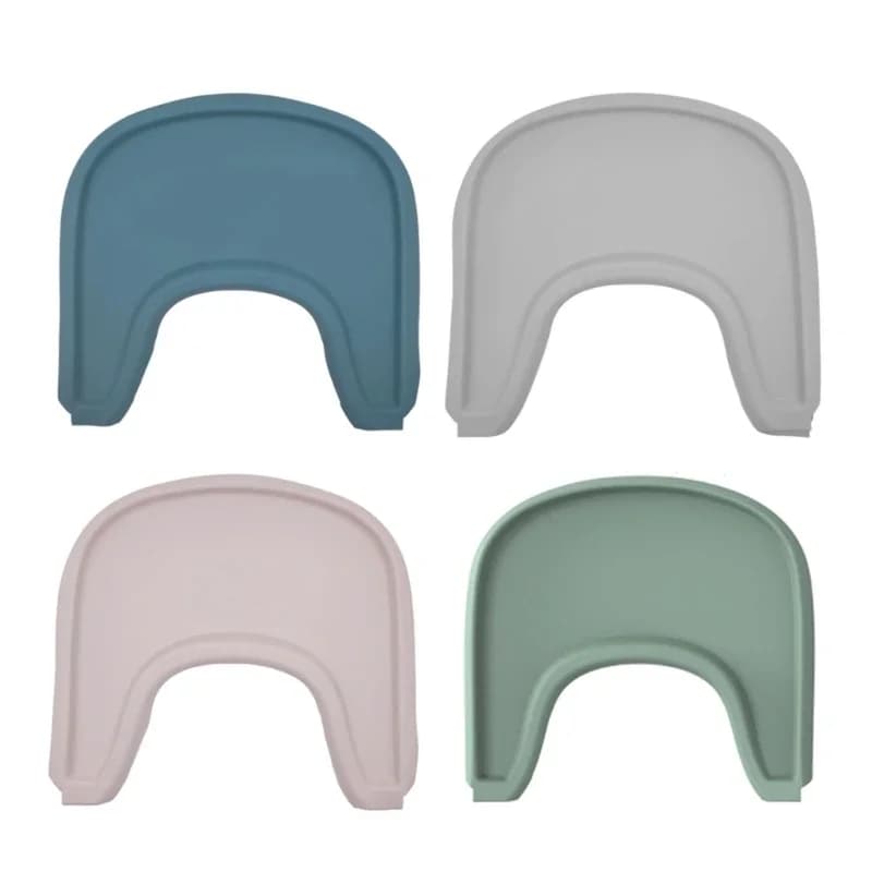Children's Dining Chair Mat Silicone Soft Silicone Tablet Solid Washable High chair cushion Stokke