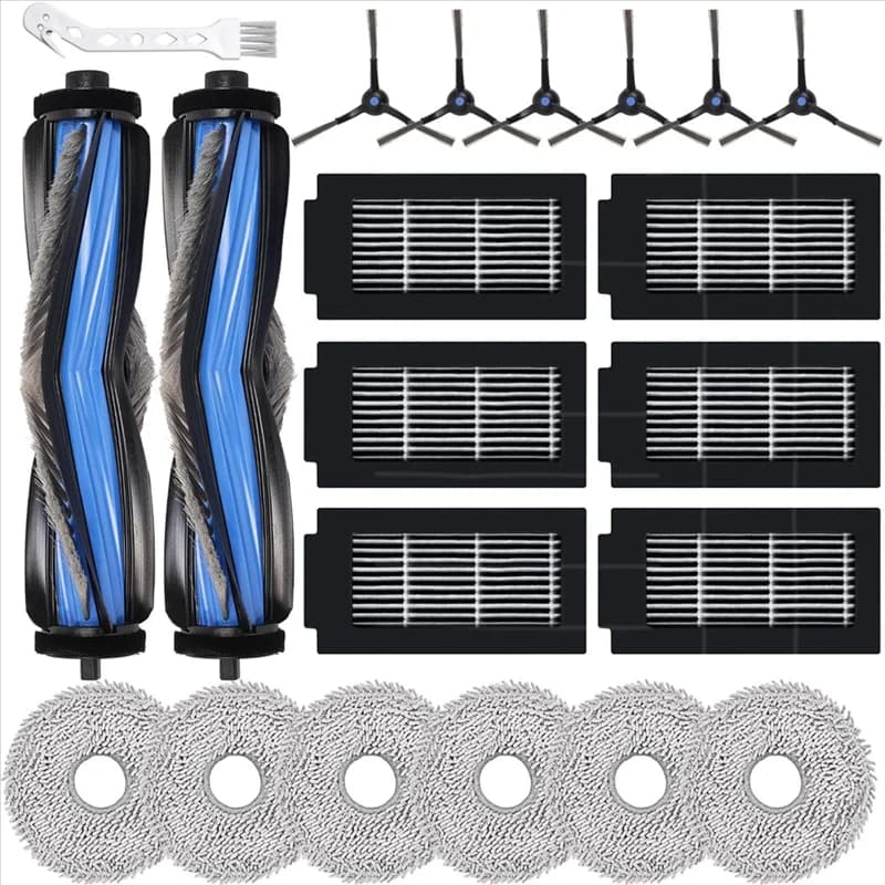 A21F-Per Ecovacs Deebot T50 Omni/T50 Pro Omni/T50 Max Pro Omni Robot Aspirapolvere Accessori-Spazzole Principali, Mop Pad