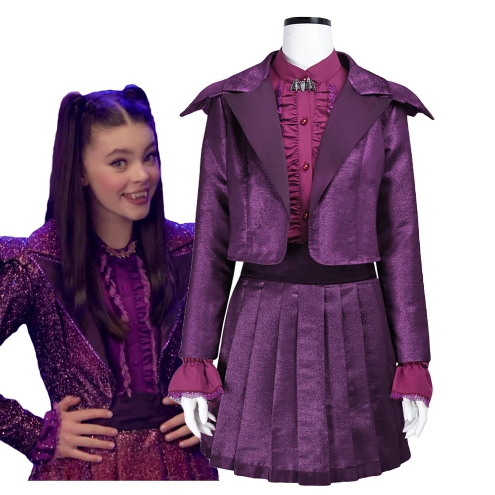Vampire Nana Cosplay Viola Gonna uniforme Abito Donna Ragazza Terrificante coccoloso Gioca Giacca camicia gonna per le donne Festa di Halloween