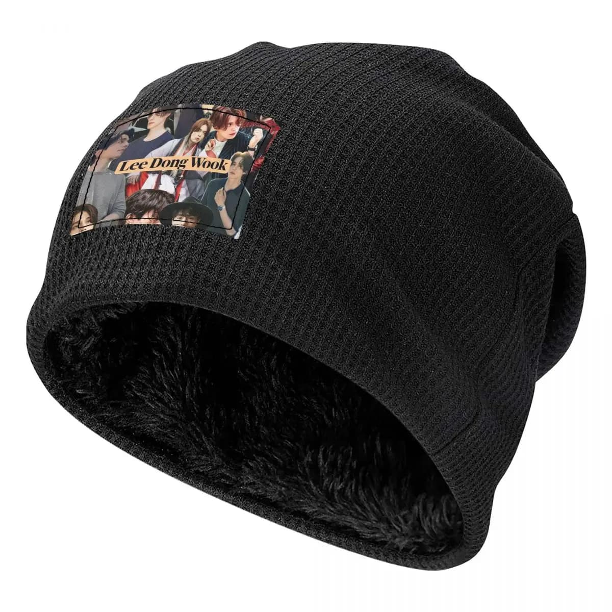 Lee Dong Wook Men Women Adult Beanies Caps Fleece-Lined Bonnet Hat Warm Fashion Autumn Winter Outdoor Skullies Hats